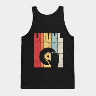 Retro Vinyl Record Turntable Tank Top